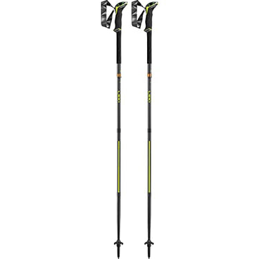 LEKI Sherpa FX.One Carbon Stöcke, naturalcarbon-Neonyellow-White, 125C im Sale